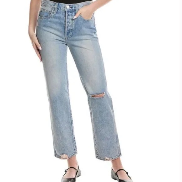 AMO Denim Layla Devotion Distressed Jeans - Picture 1 of 10